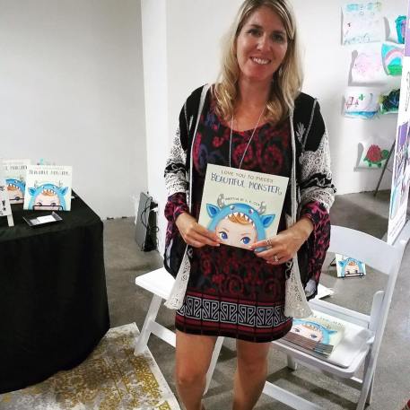 Author and Book BiggestFamilyShower2017